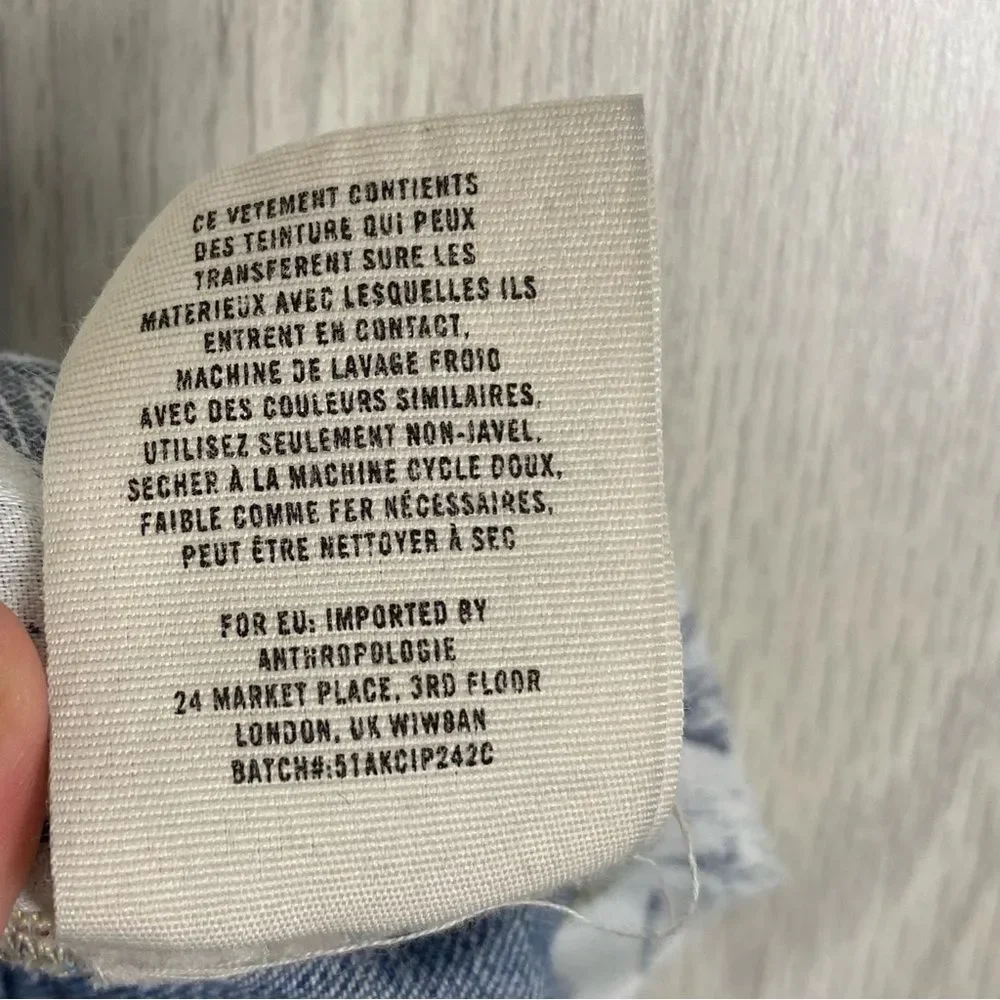 Pilcro & The Letterpress | Stet Fit Denim Shorts Size 29 - Picture 8 of 8
